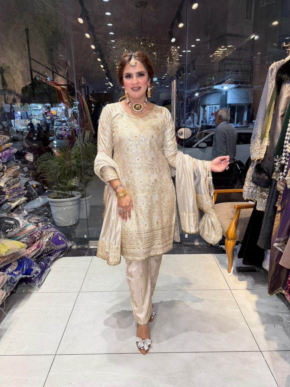 Beautiful Banarsi Silk Suit PC2511