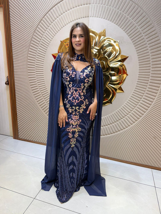 Elegant Long Dress With Heavy Work PC2515