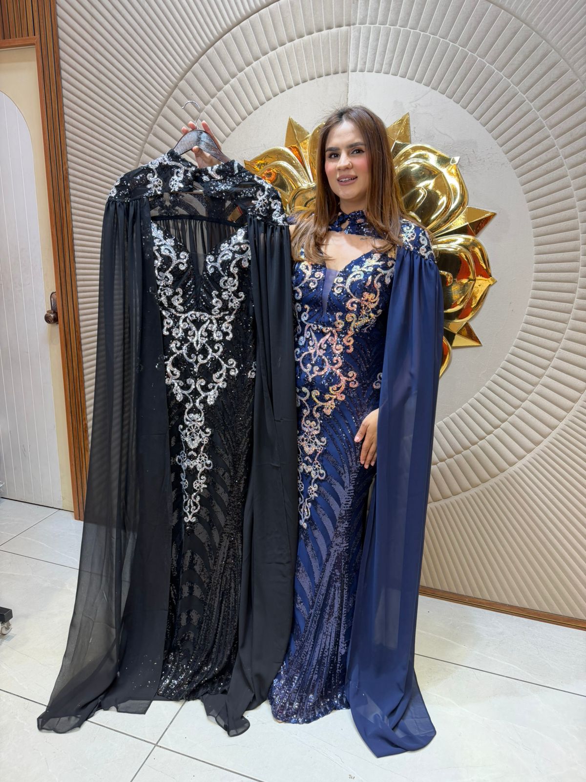 Elegant Long Dress With Heavy Work PC2515