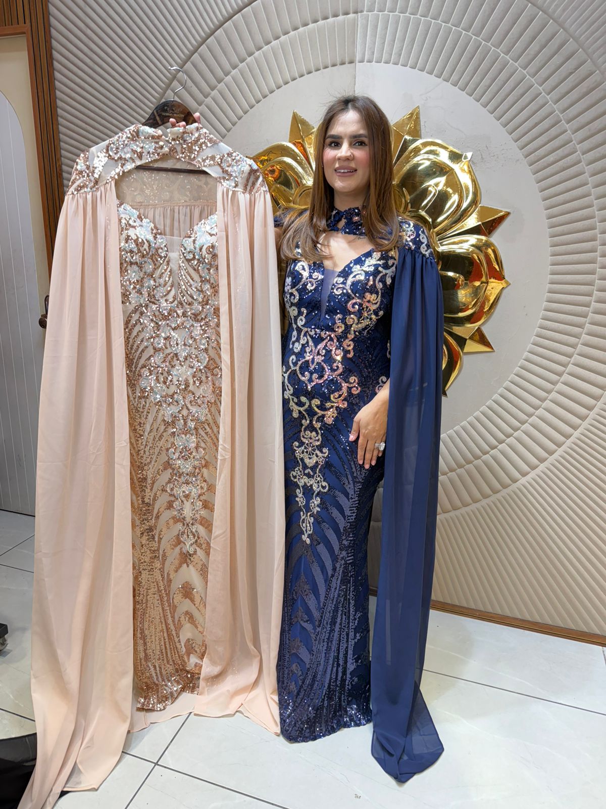 Elegant Long Dress With Heavy Work PC2515