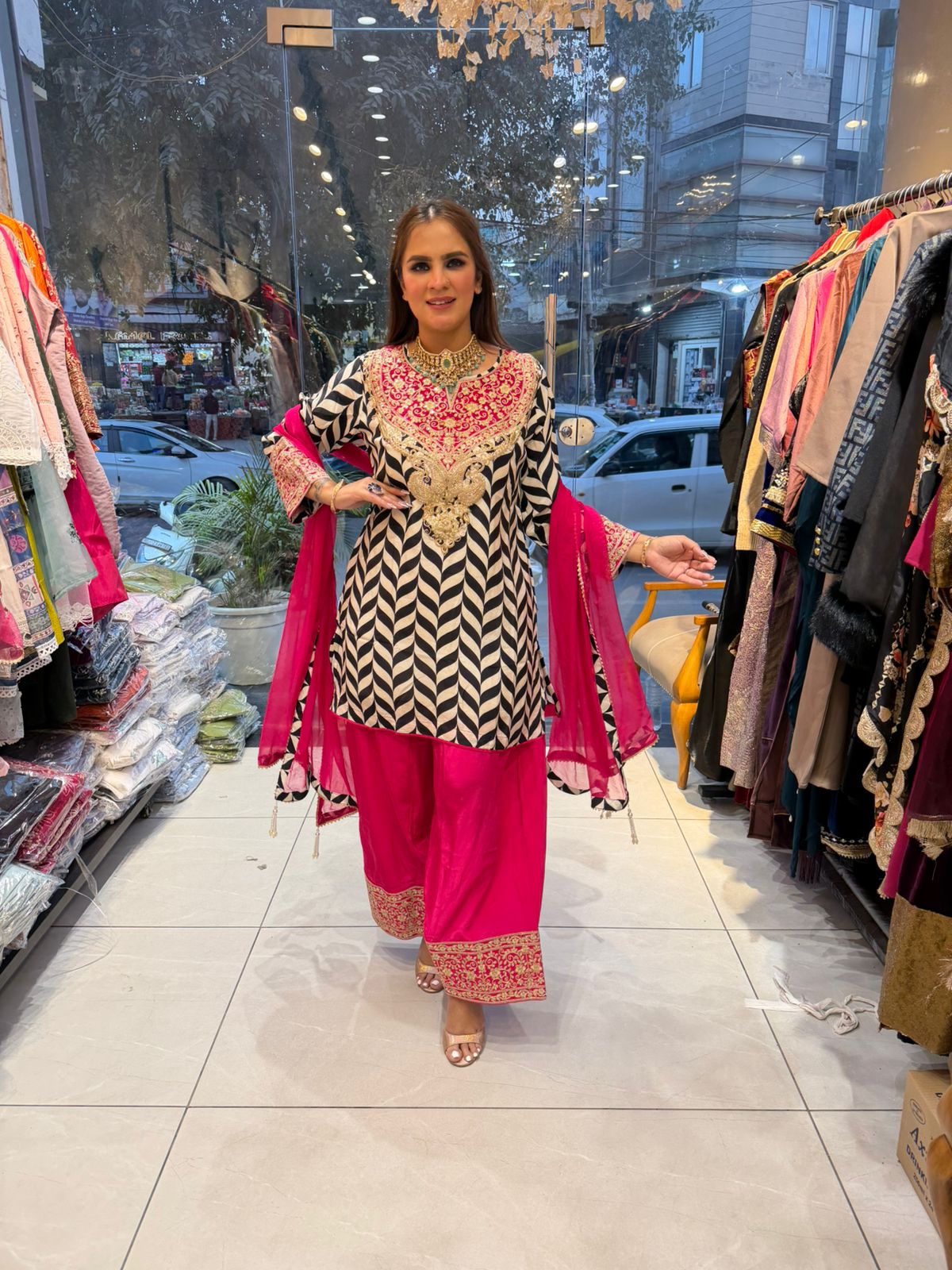 Stunning Heavy Neck Designer Suit PC2558