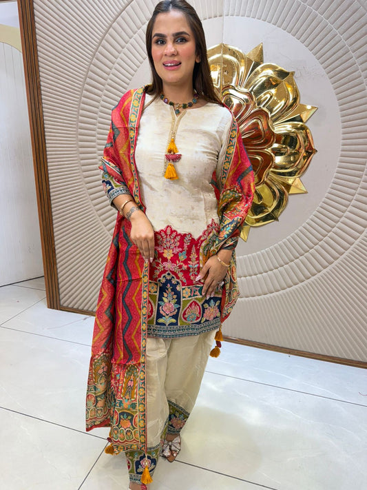 Elegant Suit Beautiful Dupatta PC2566