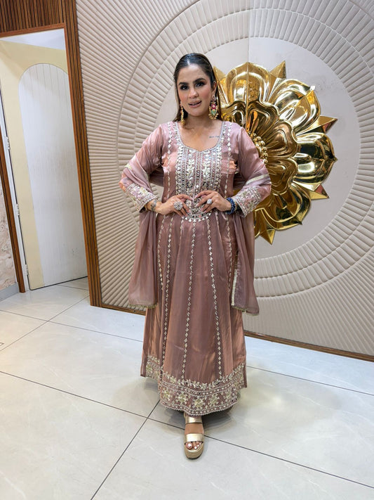 Elegant Party Wear Long Suit PC2605