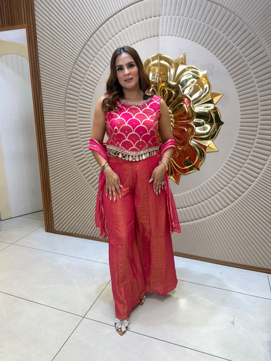 Beautiful Party Wear Co-Ord Set With Dupatta PC2642