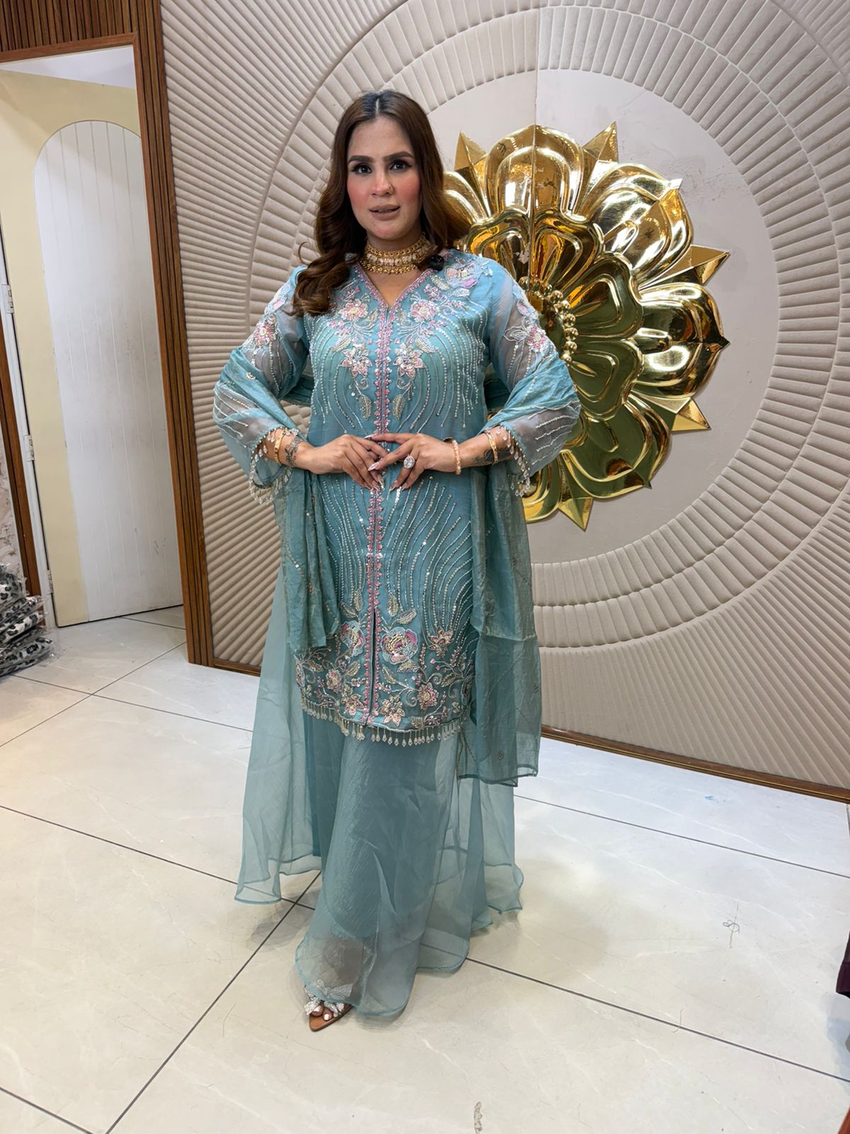 Stunning Party Wear Sharara Suit PC2641