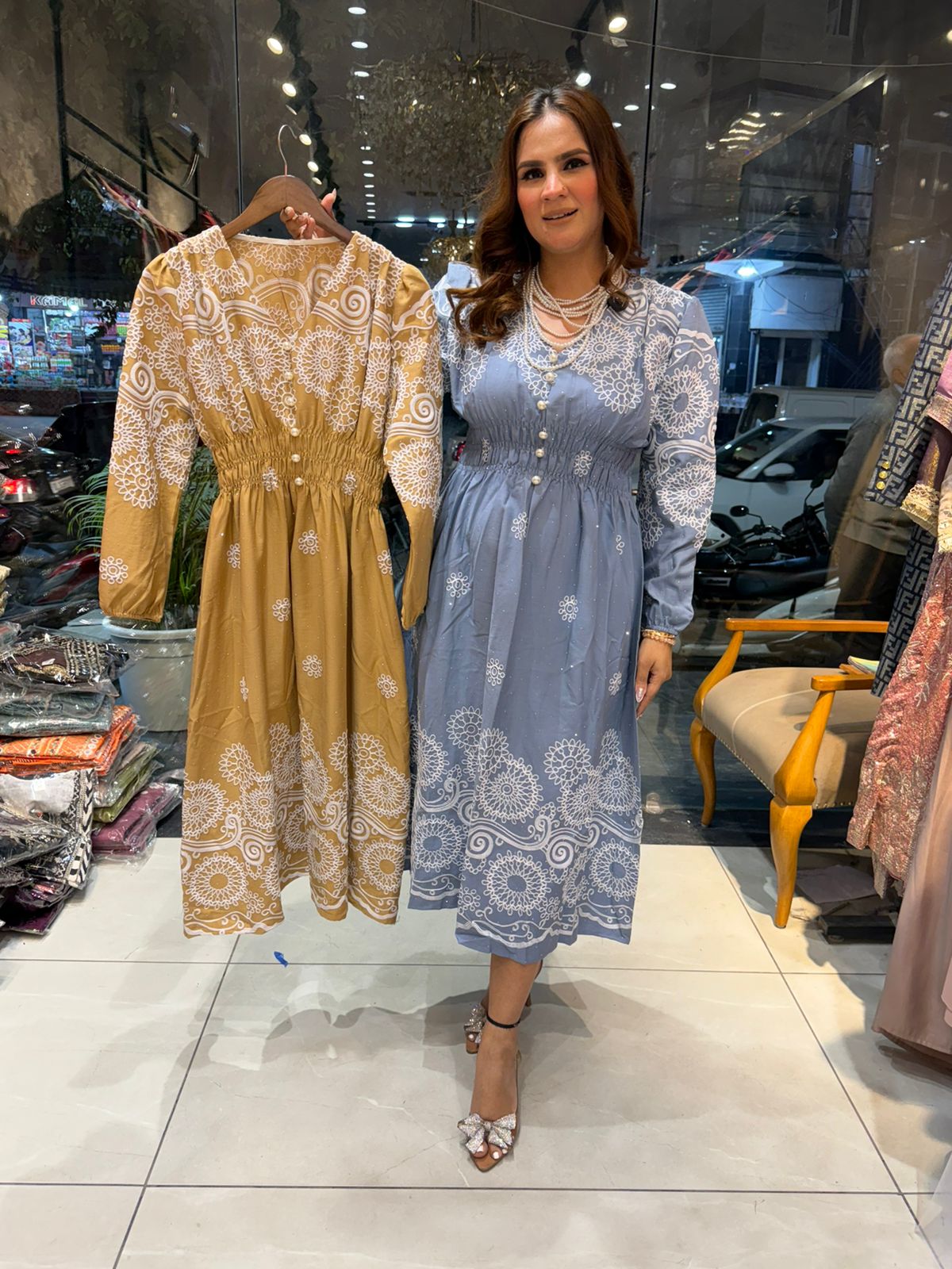 Beautiful Full Sleeves Dress PC2640