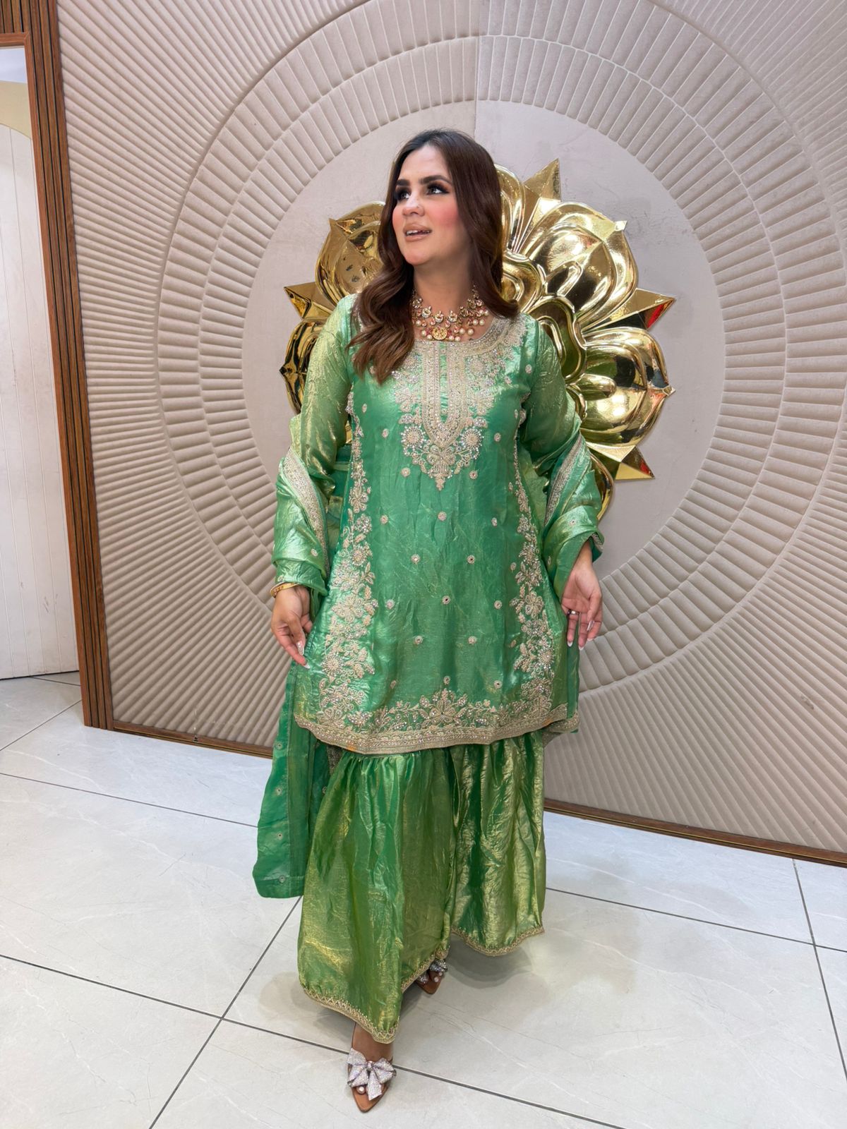 Beautiful Suit with Lace Work PC2669