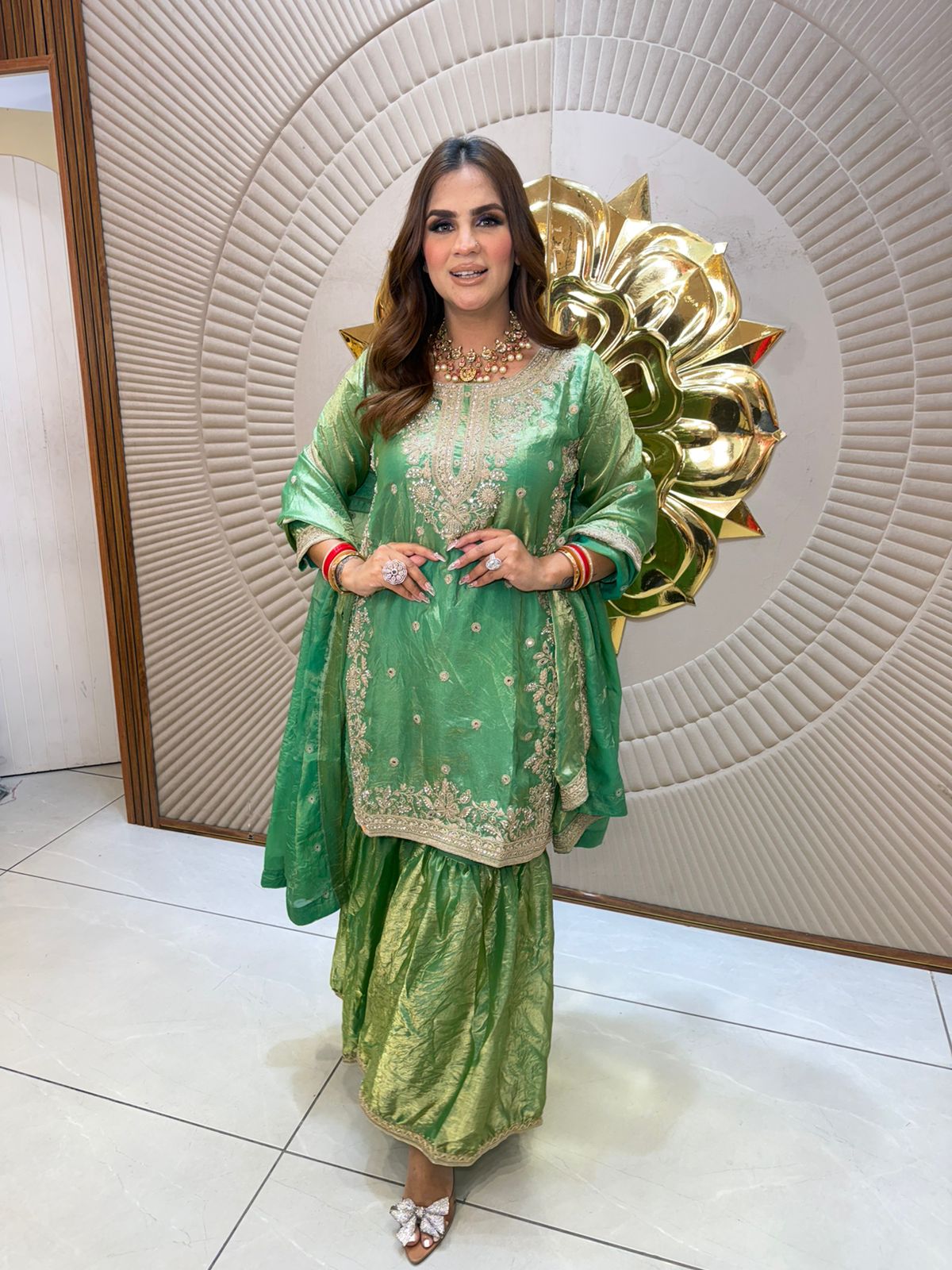 Beautiful Suit with Lace Work PC2669