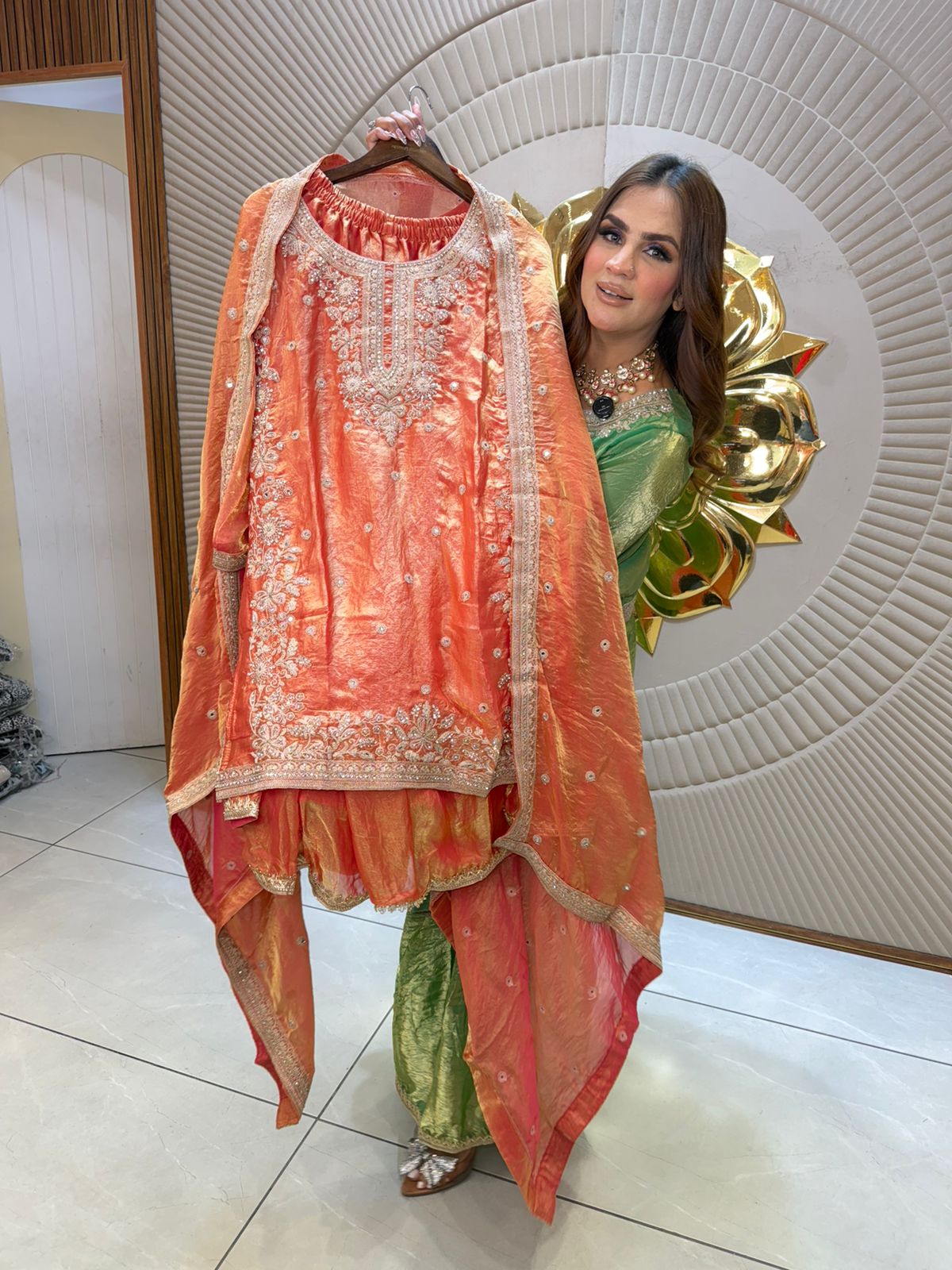 Beautiful Suit with Lace Work PC2669