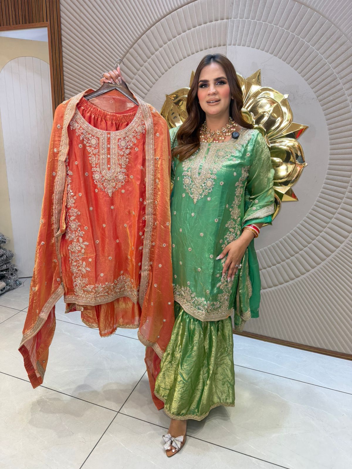 Beautiful Suit with Lace Work PC2669