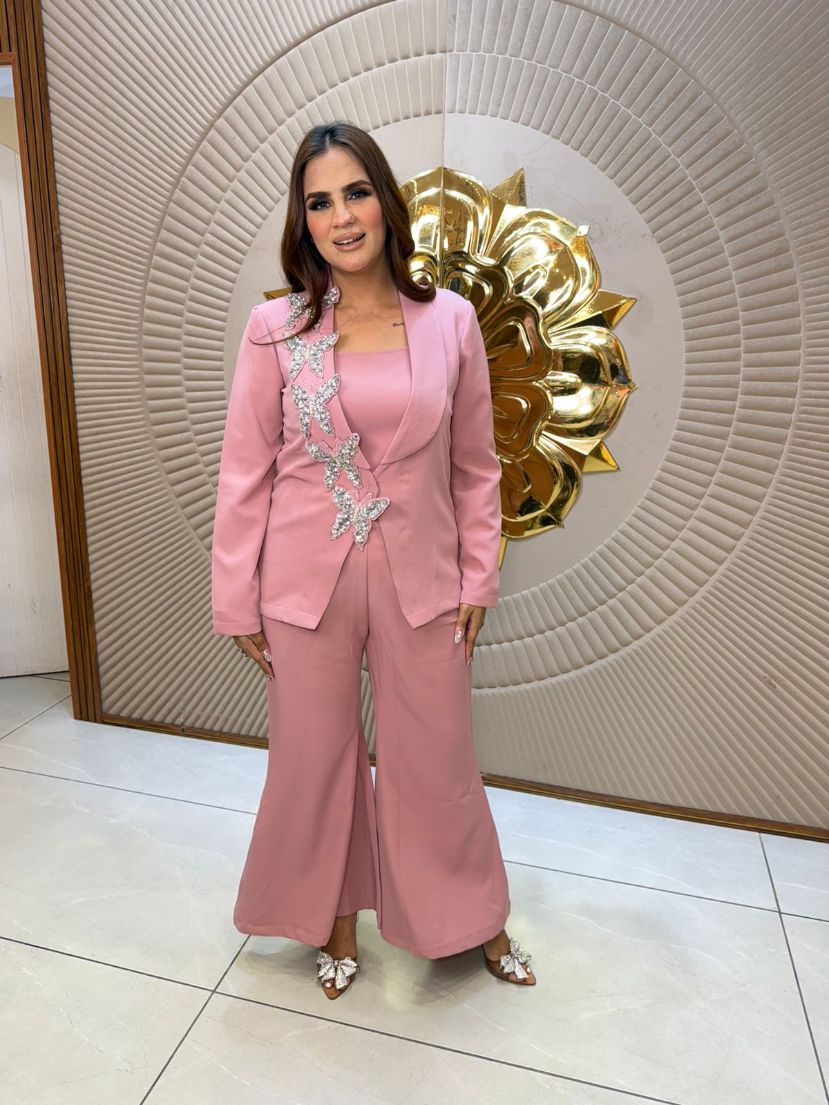 Elegant Co-ord Set With Butterfly Design PC2679