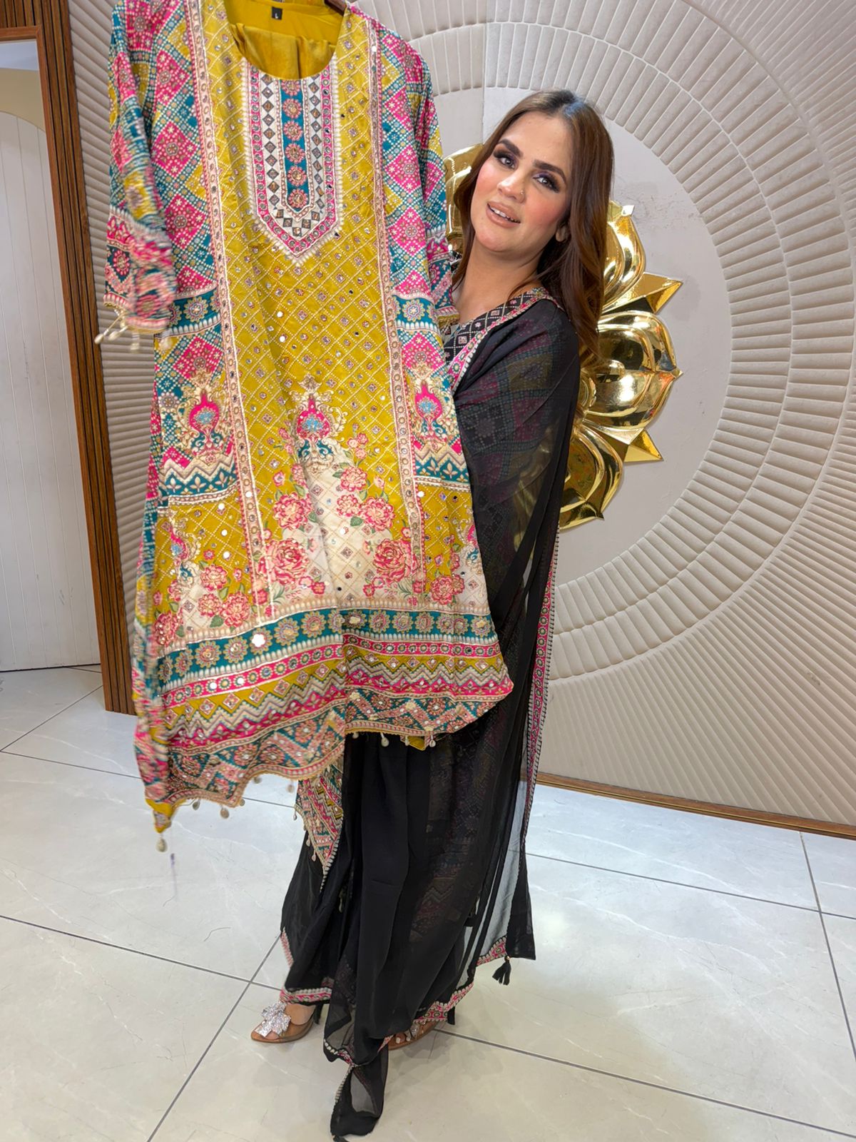 Beautiful Printed Design Suit PC2678