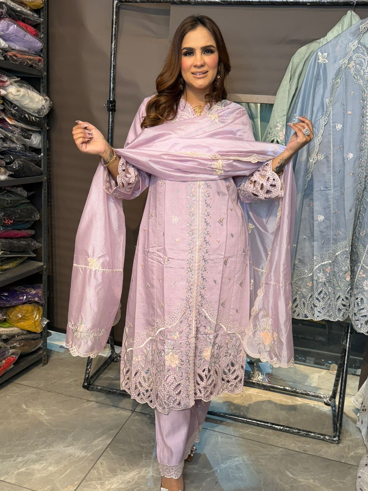 Elegant Cotton Pakistani Suit PC2697