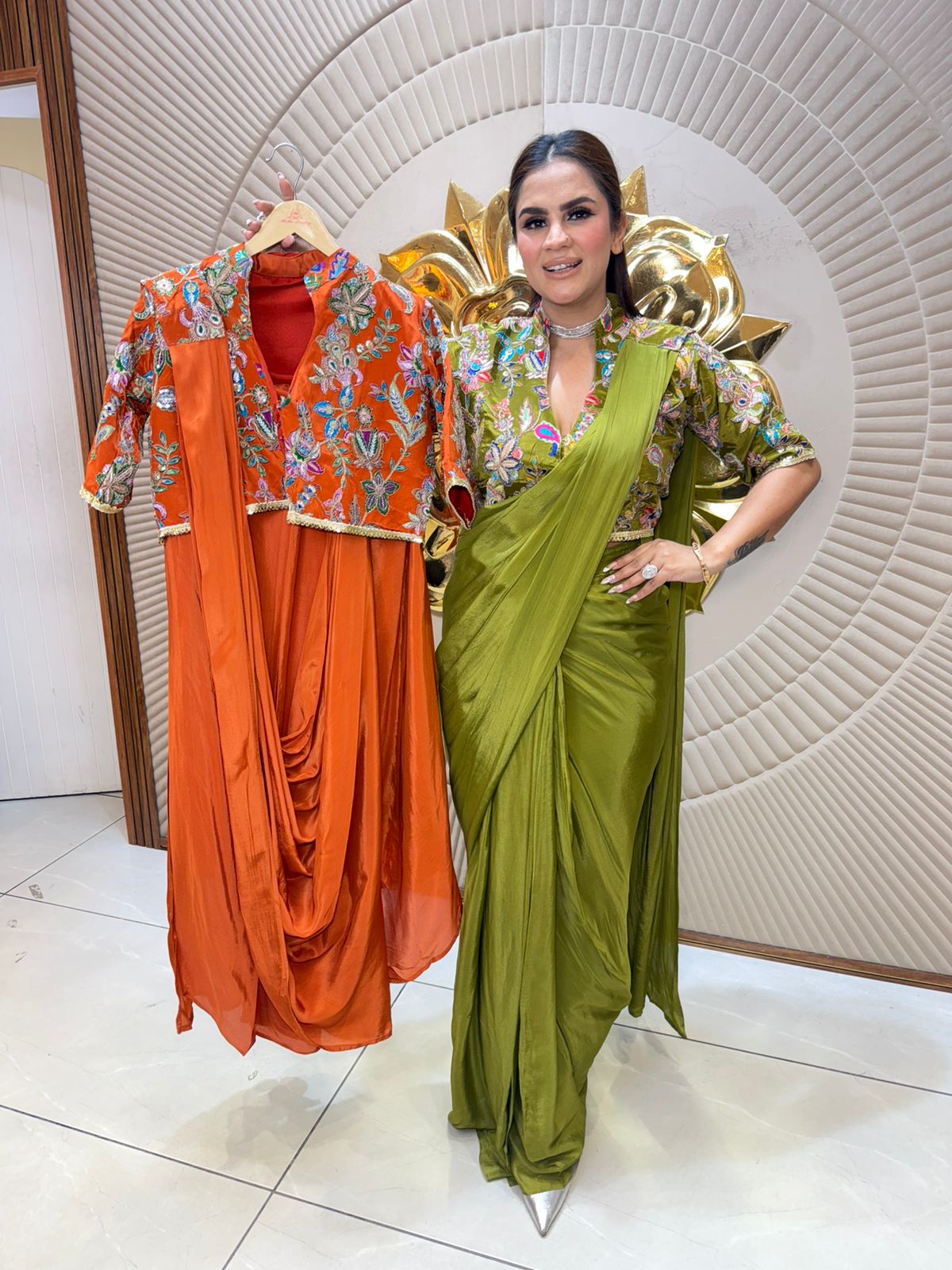 Elegant Partywear Sharee PC2731