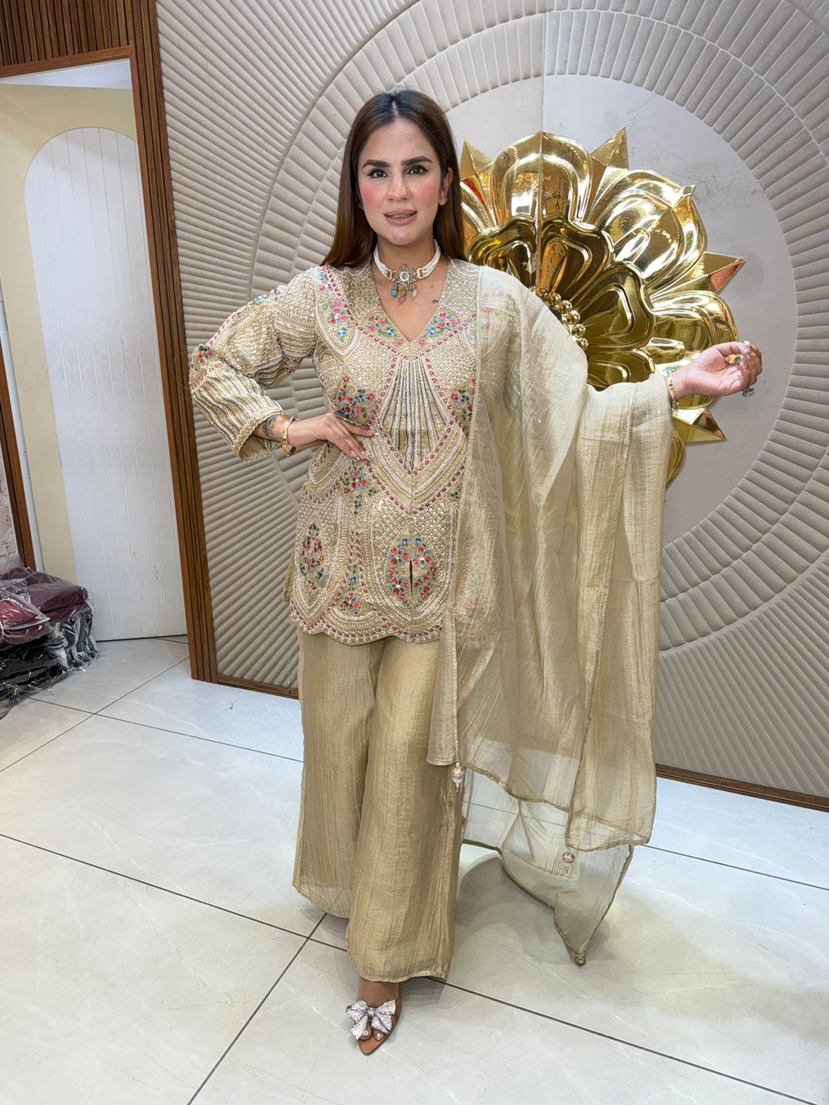 Beautiful Party Wear Heavy Suit PC2753