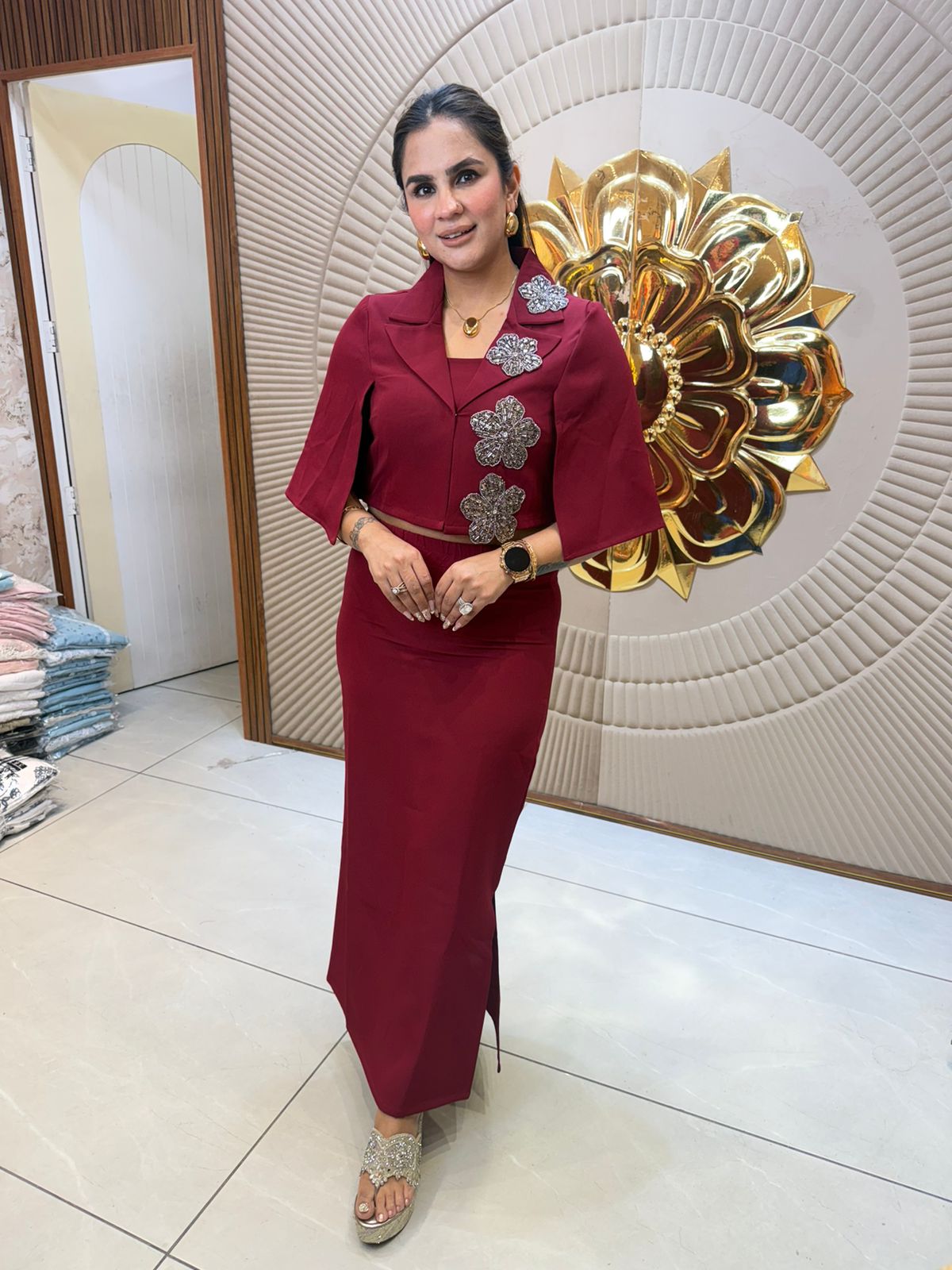 Beautiful 3-Piece Skirt Co-Ord Set PC2764