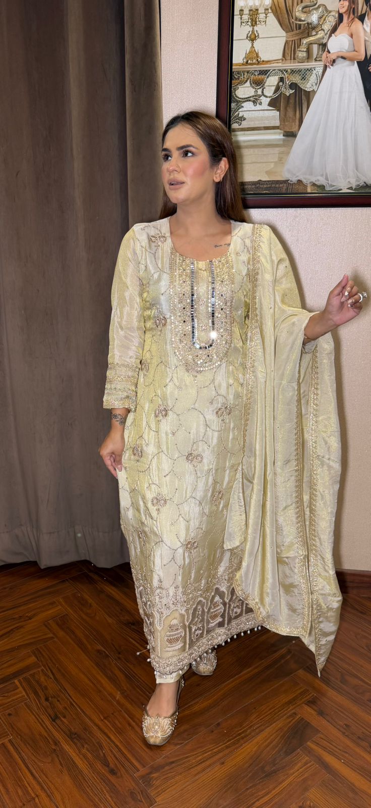 Beautiful Party Wear Long Suit FT2769