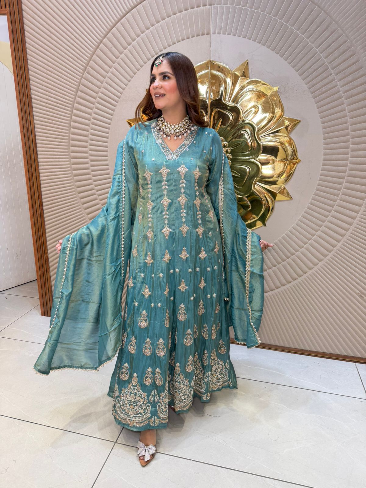 Stunning Party Wear Long Suit PC2617