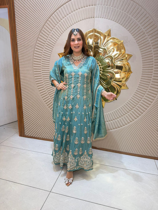Stunning Party Wear Long Suit PC2617