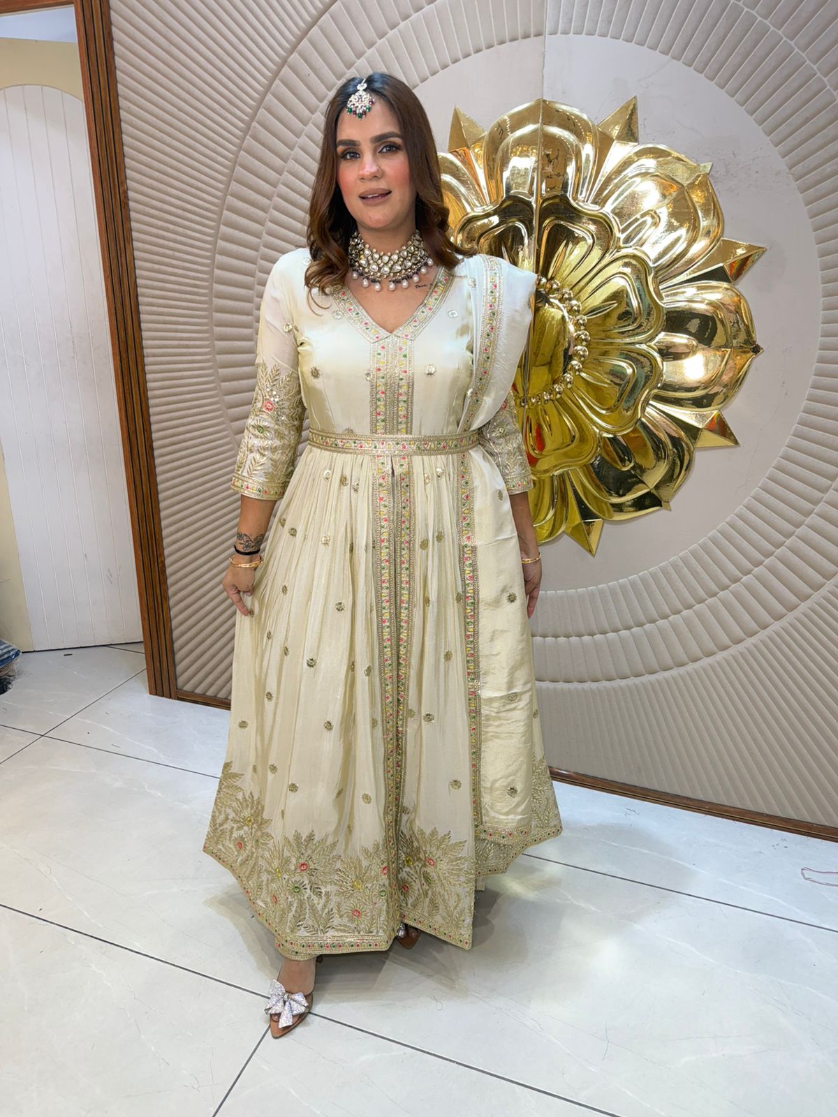 Gorgeous Party Wear Suit With Belt PC2620