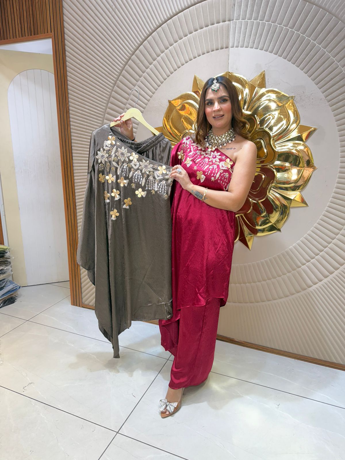 Stunning Off Shoulder Dress PC2623