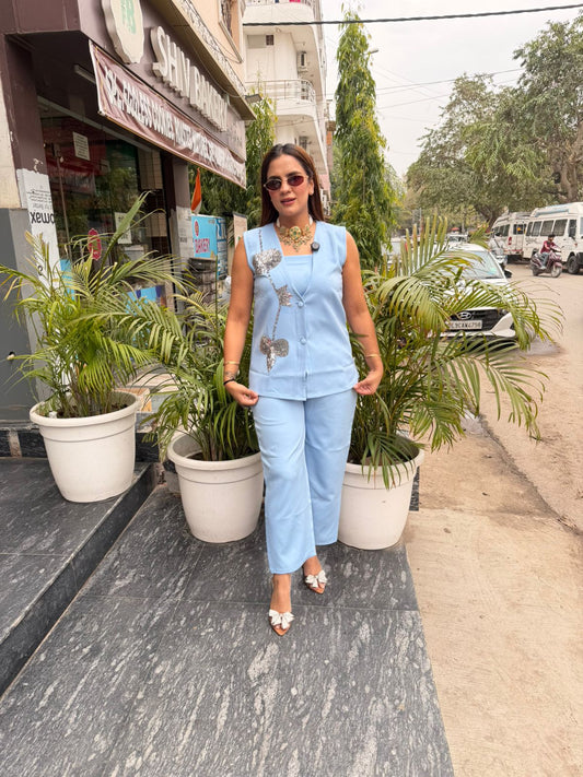 Beautiful Party Wear 3pc Co-Ord Set PC271