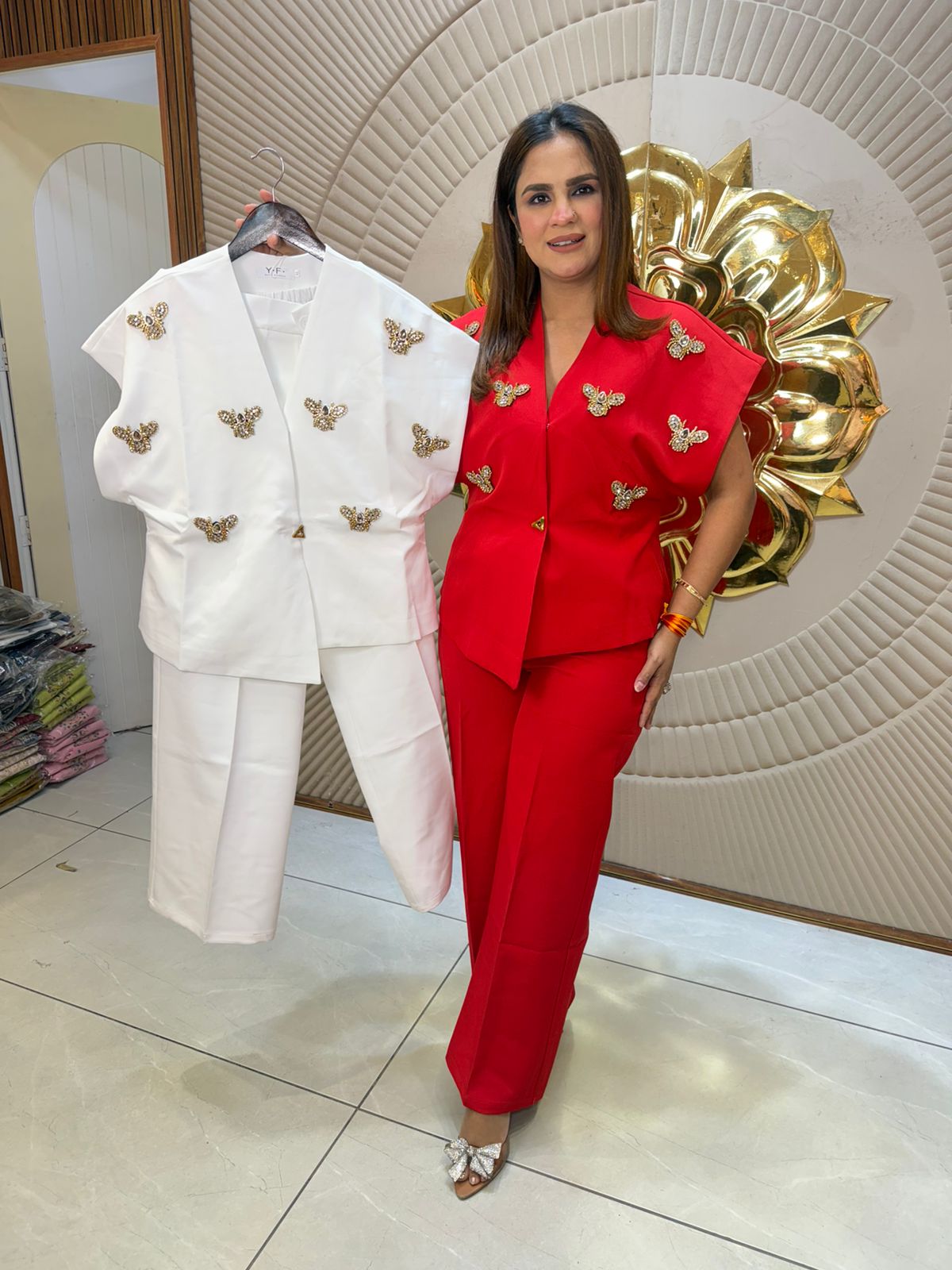 Beautiful Office Wear Co-Ord Set PC2675