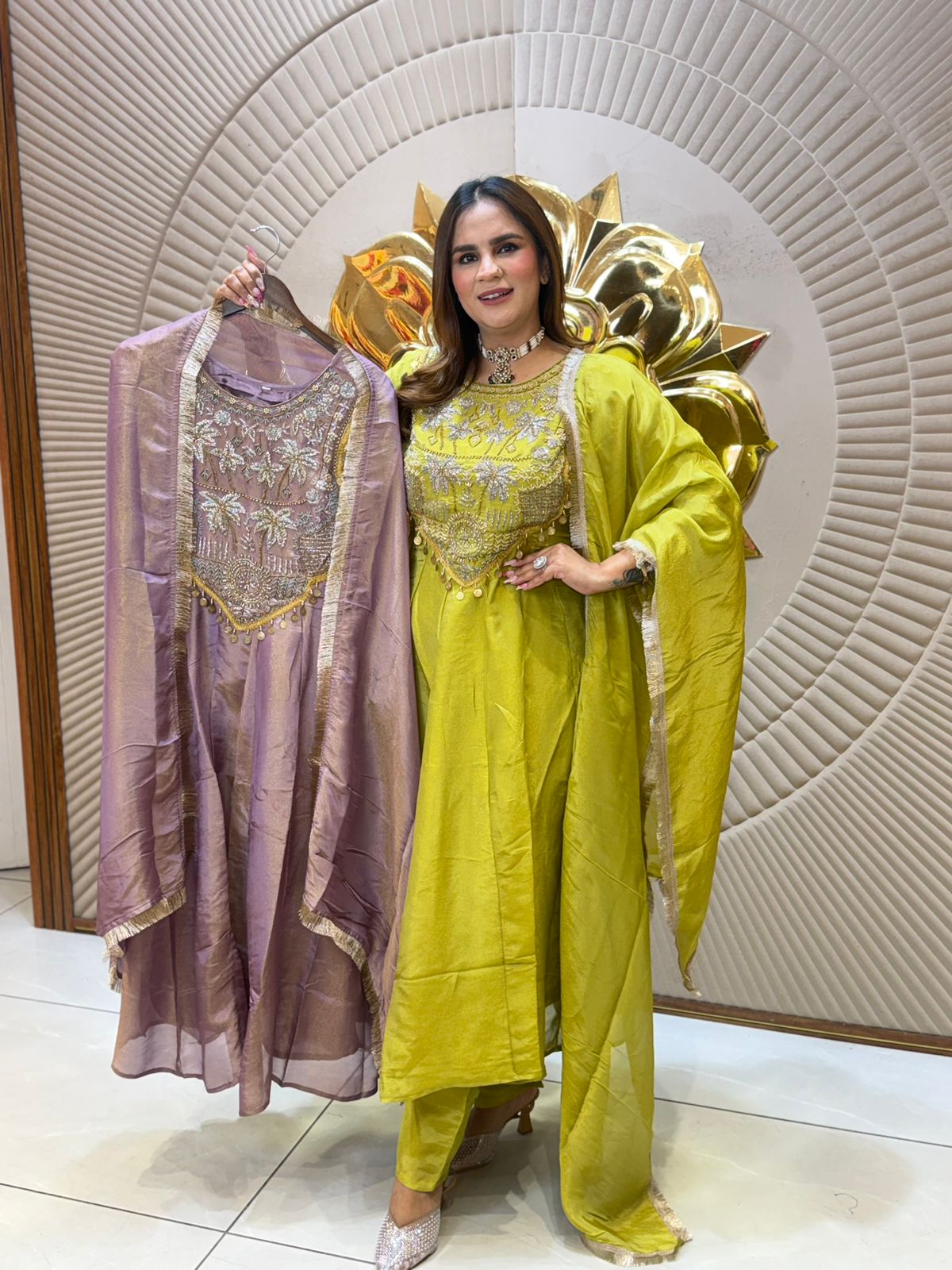 Stunning Designer Long Suit PC2710