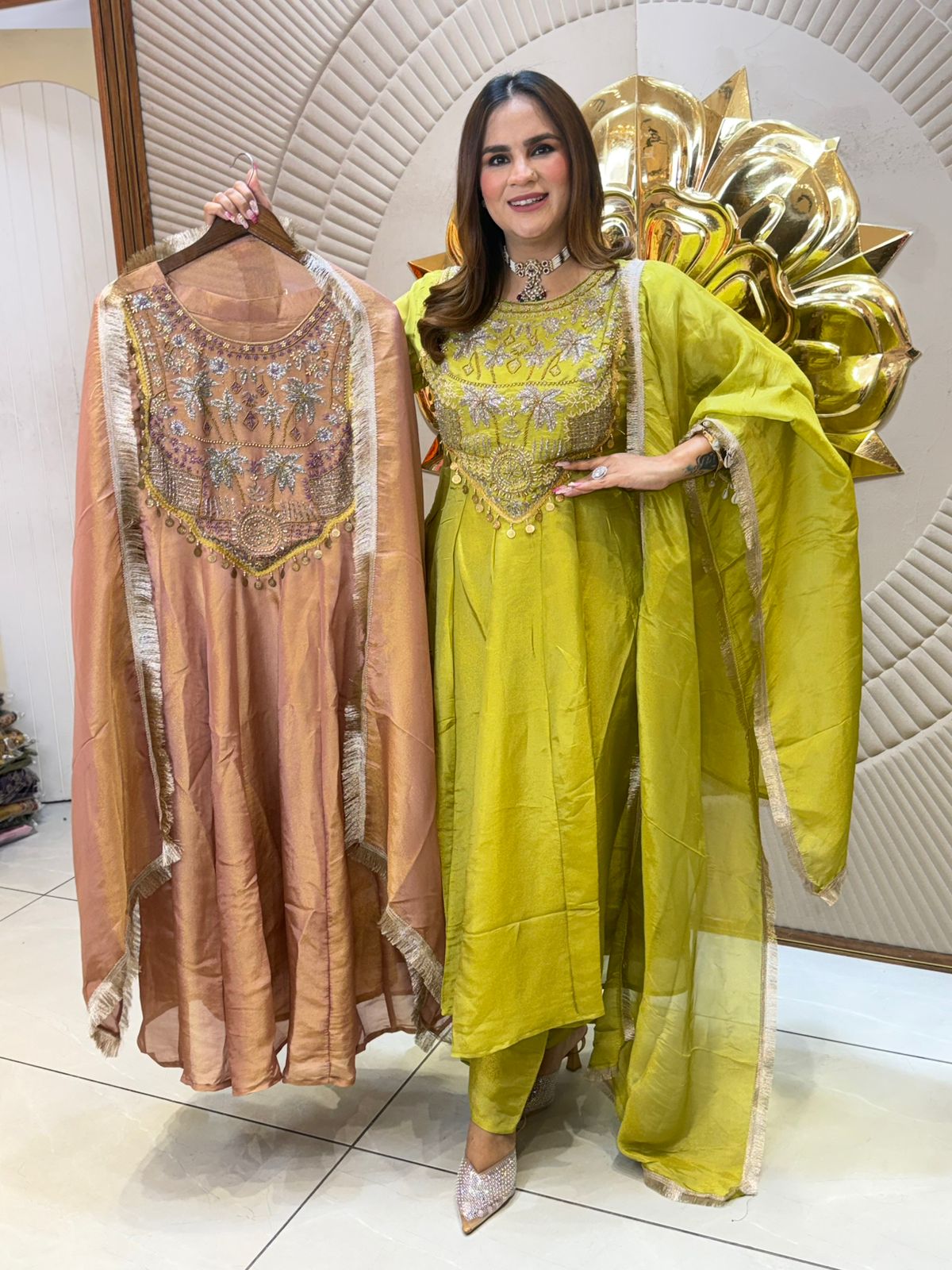 Stunning Designer Long Suit PC2710