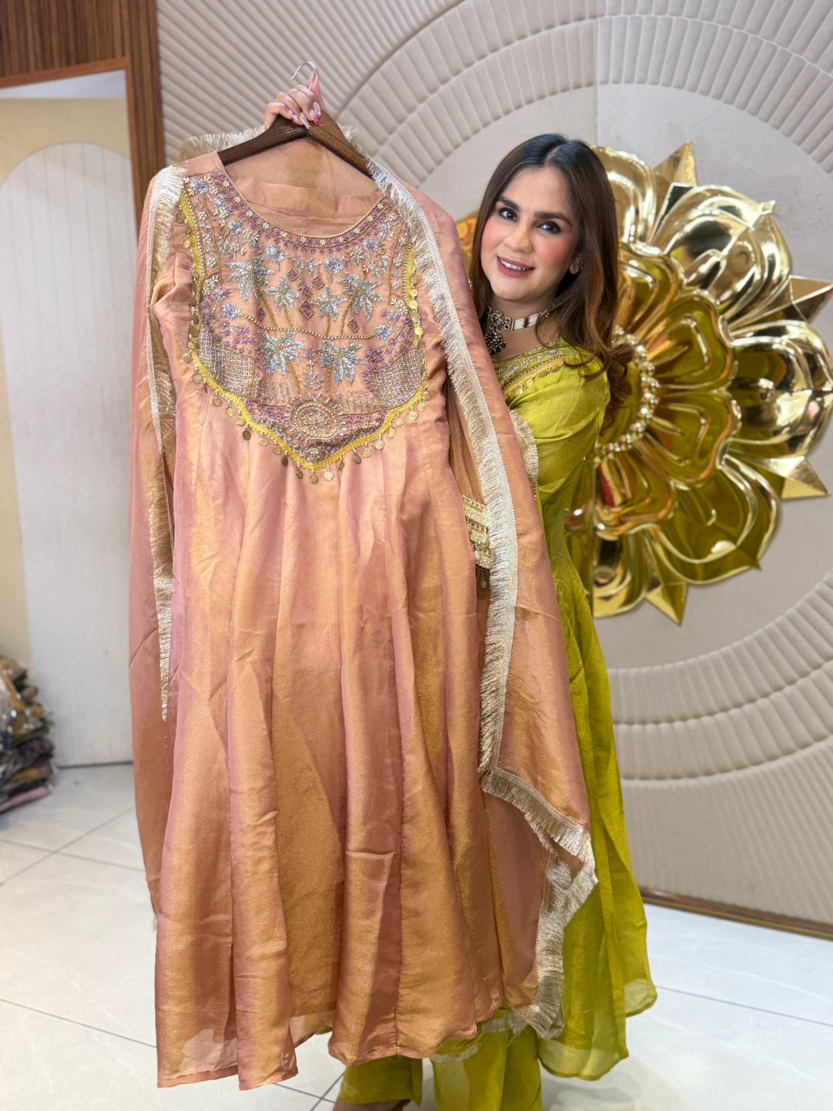 Stunning Designer Long Suit PC2710