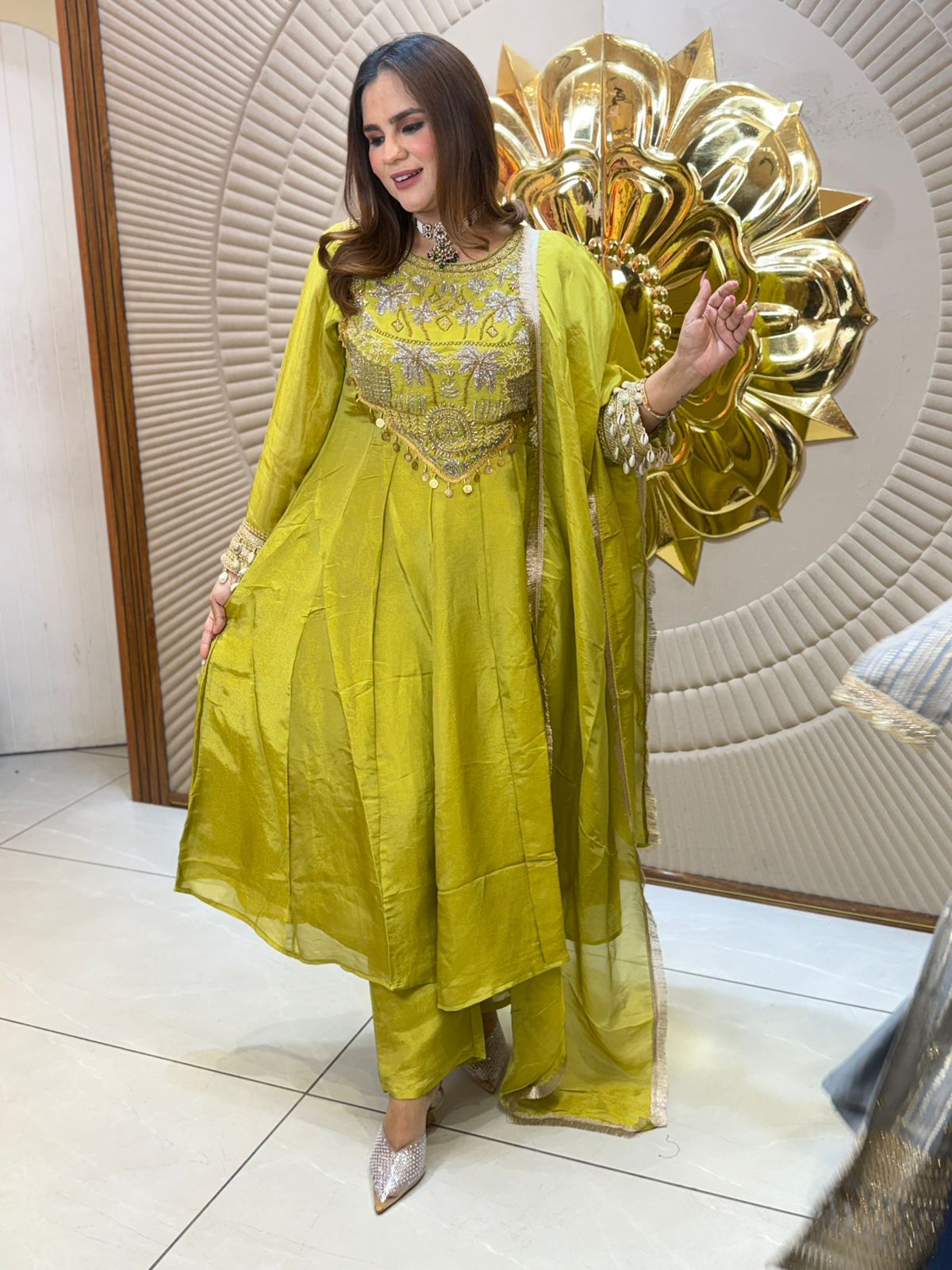Stunning Designer Long Suit PC2710