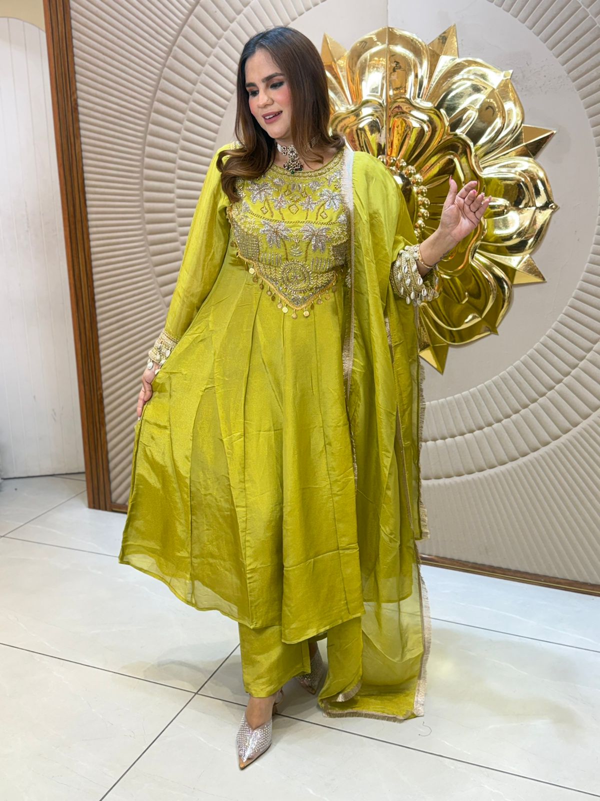 Stunning Designer Long Suit PC2710