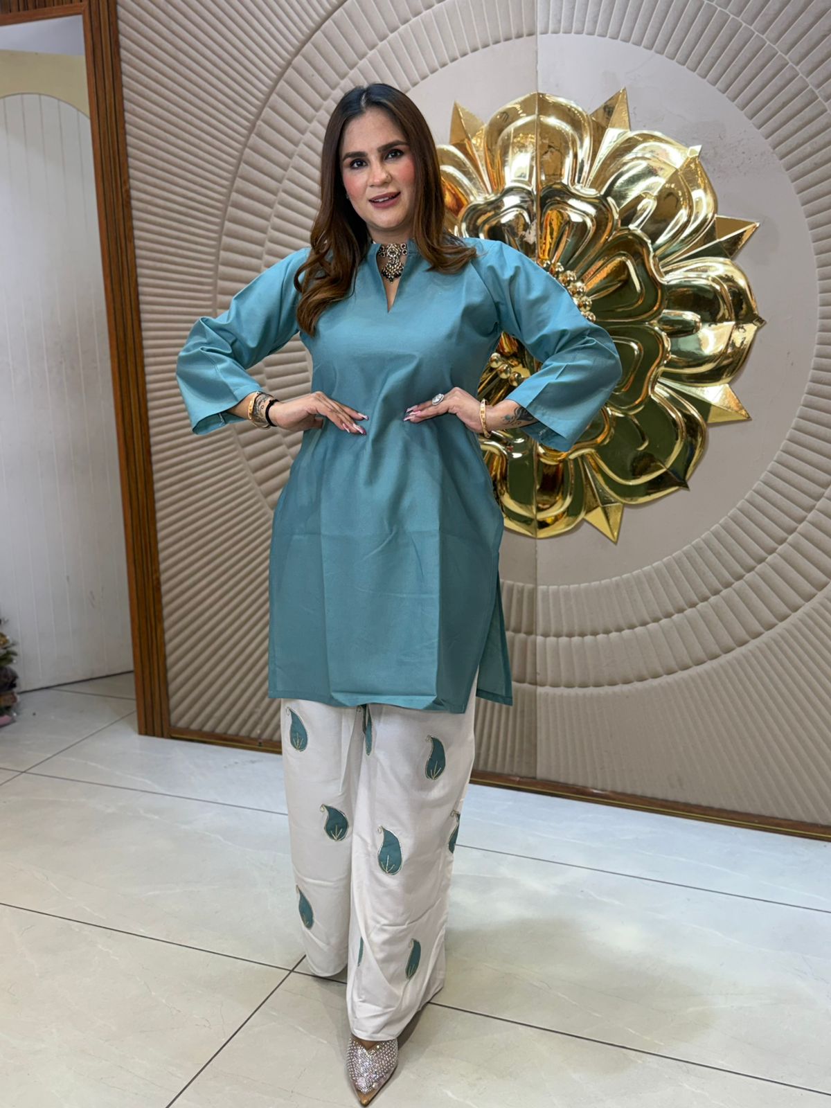 Beautiful Daily Wear Kurti Co-Ord Set PC2712