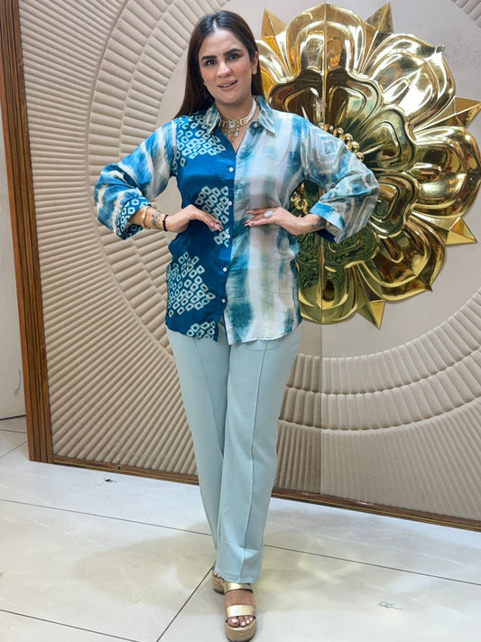 Stunning Pattern Print Shirt PC2739
