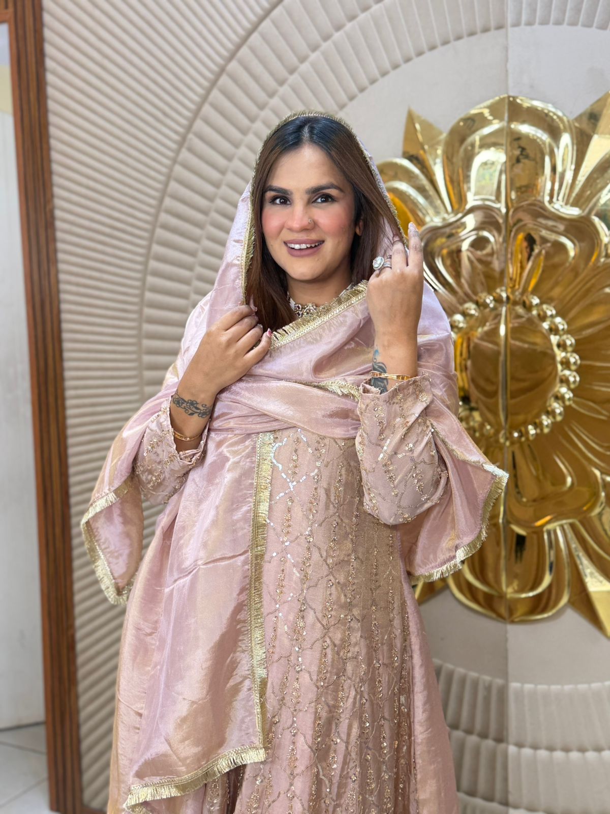 Beautiful Sequence Work Anarkali Suit PC2747