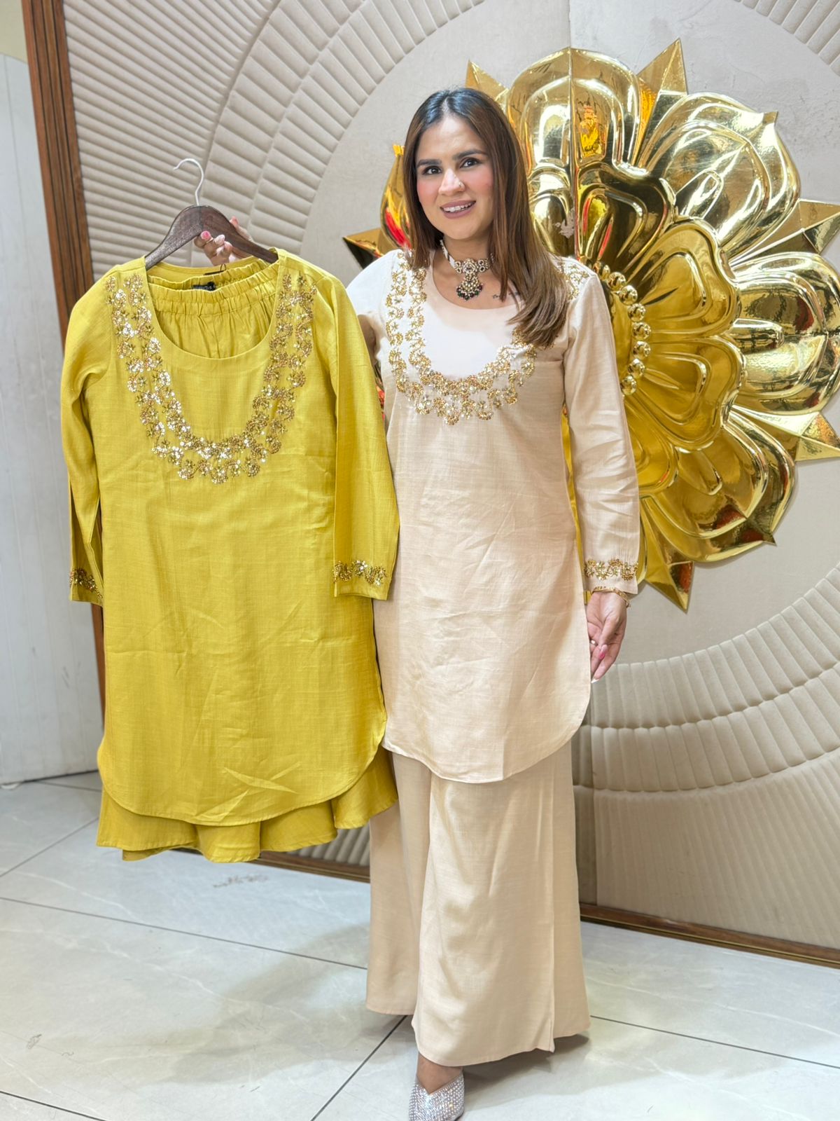 Beautiful Full Sleeves Plazzo Suit PC2749