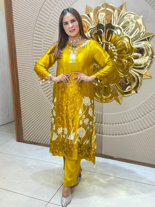 Stunning Floral Print Suit PC2751