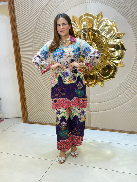 Beautiful Pattern Print Co-Ord Set PC2788