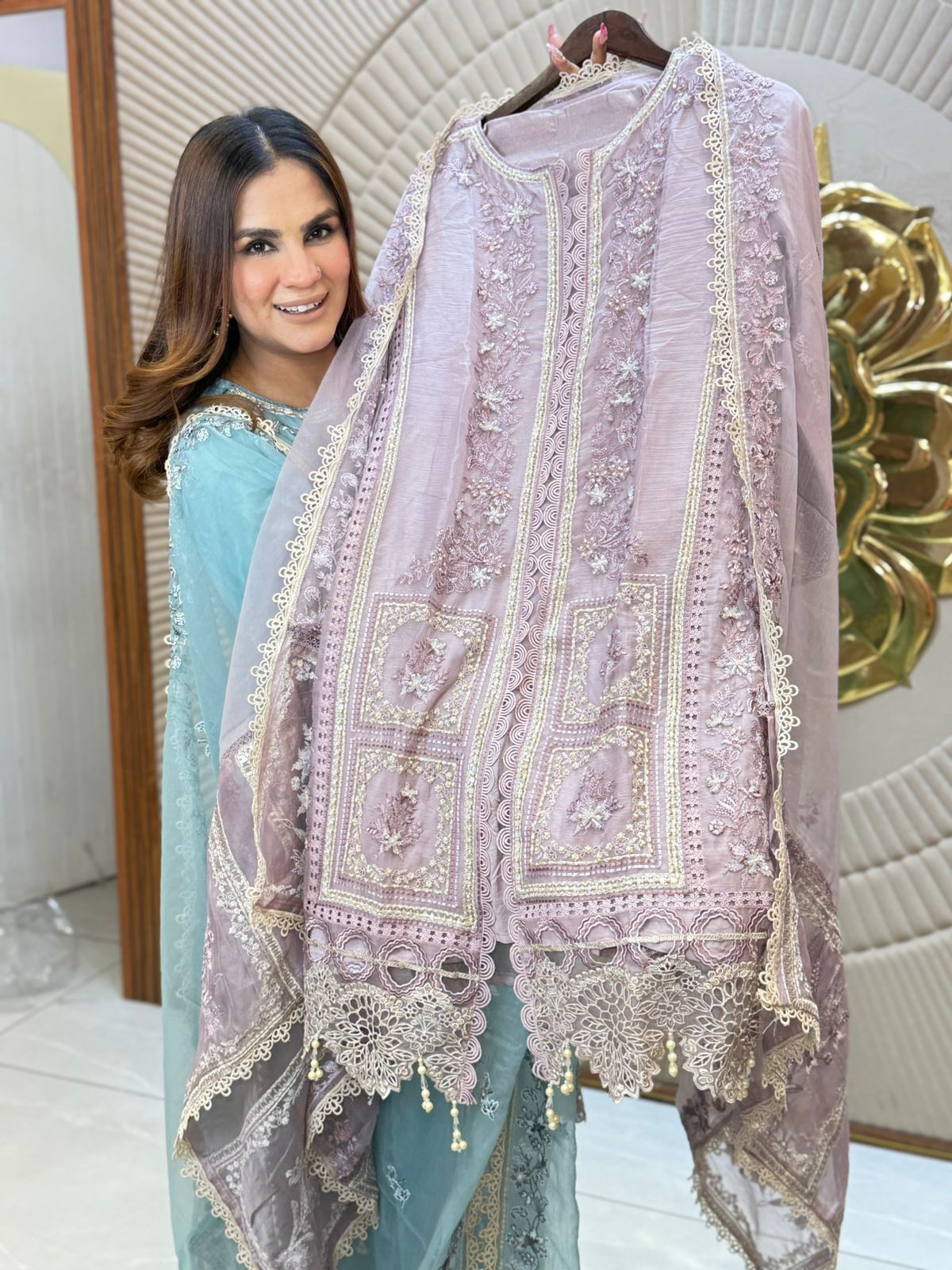 Beautiful Embroidery Suit PC2789