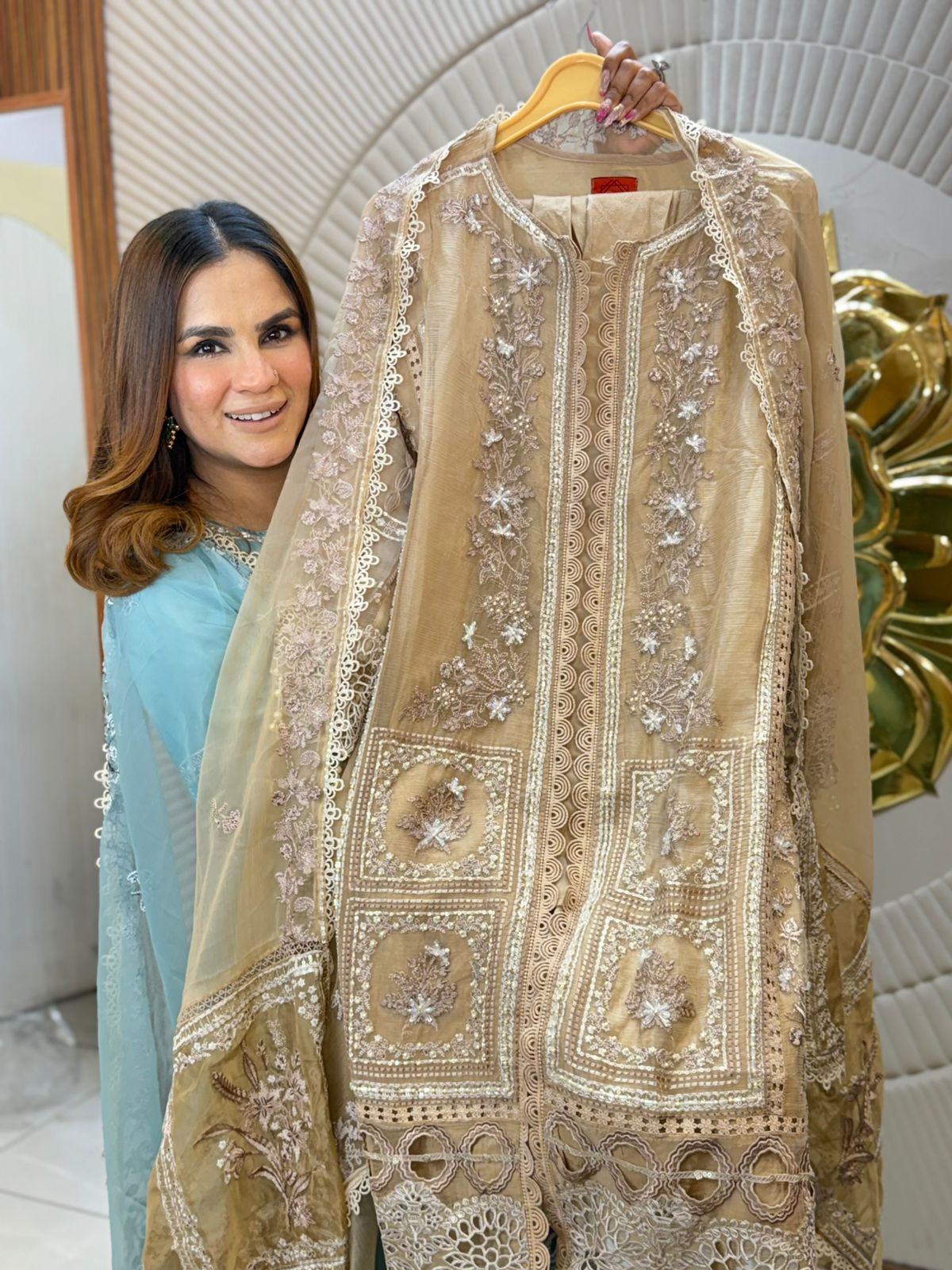 Beautiful Embroidery Suit PC2789