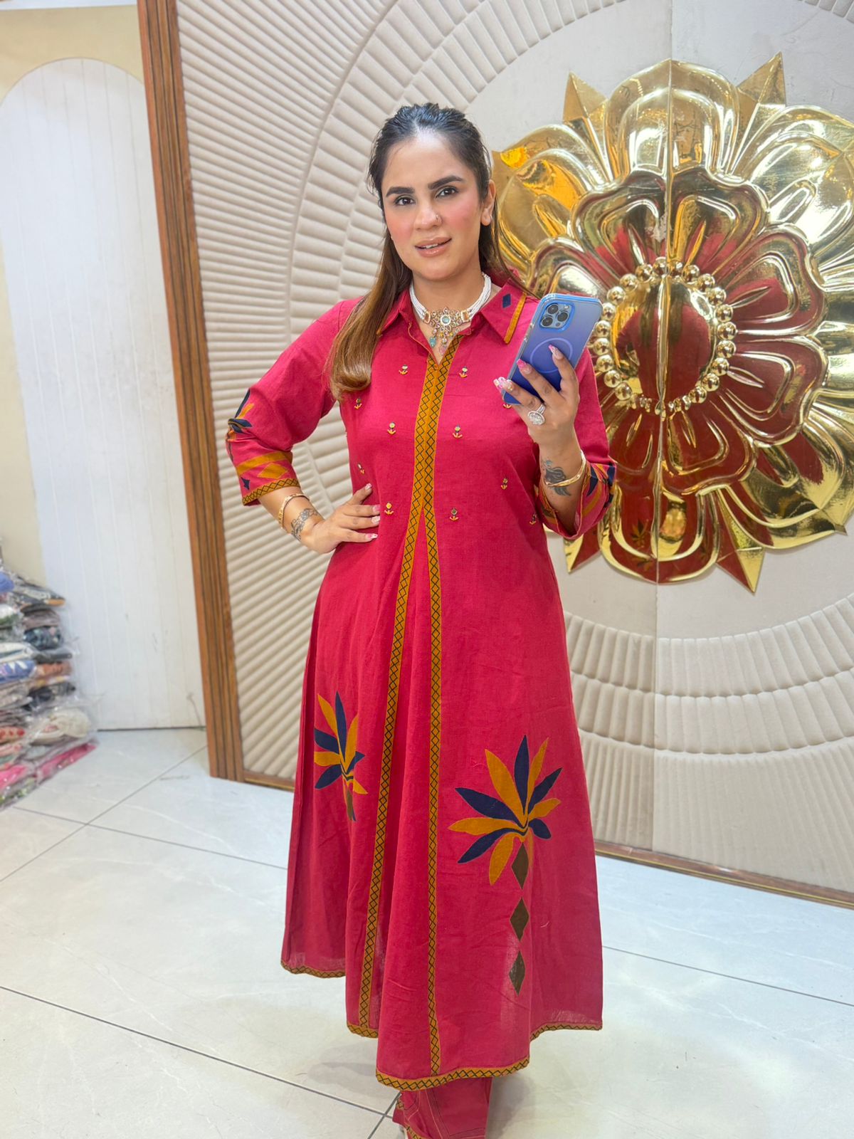 Beautiful Daily Wear Long Suit PC2814