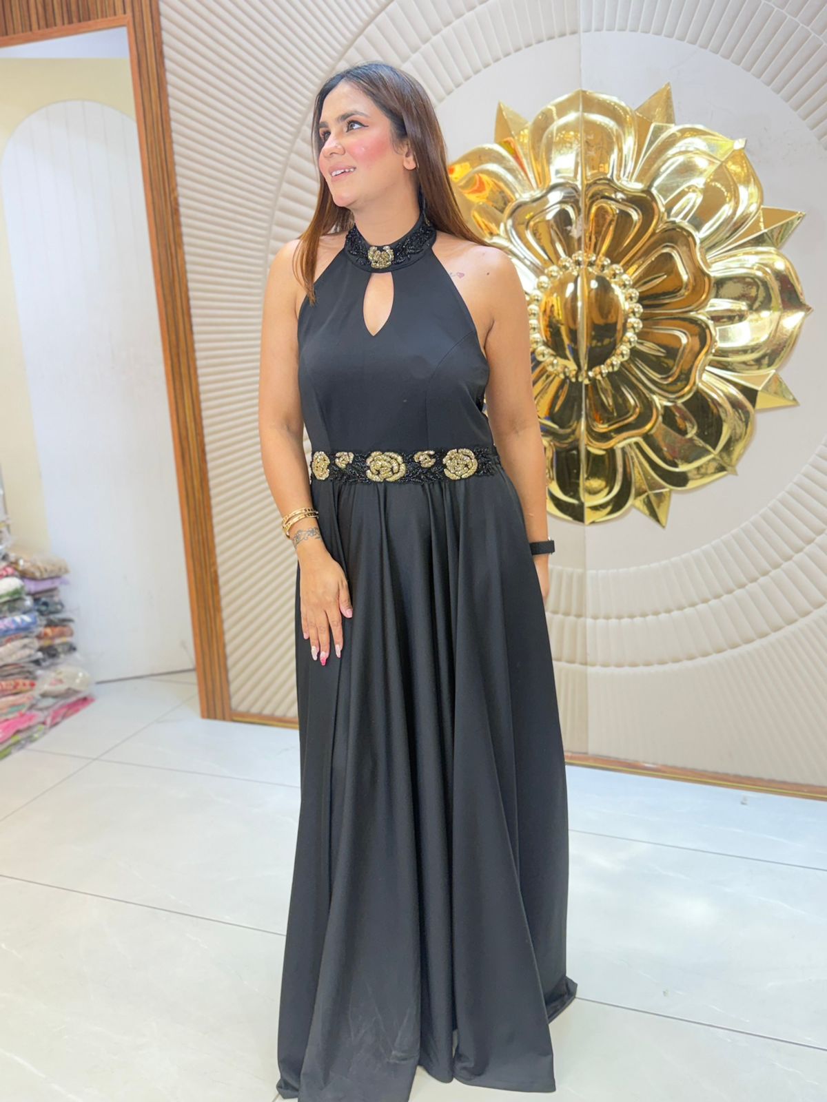 Stunning Halter Neck Dress PC2819