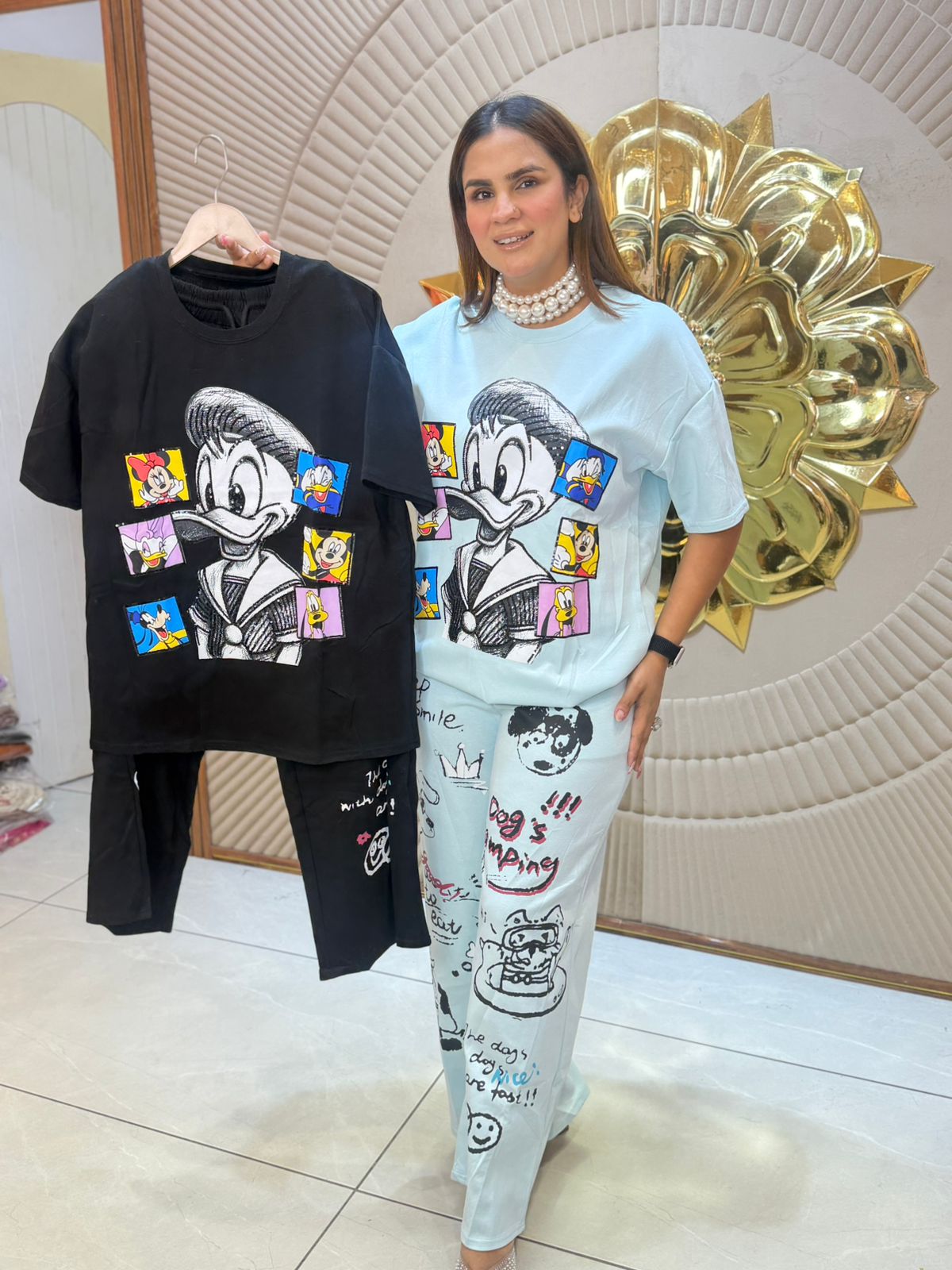 Cute Cartoon Print Co-Ord Set PC2837