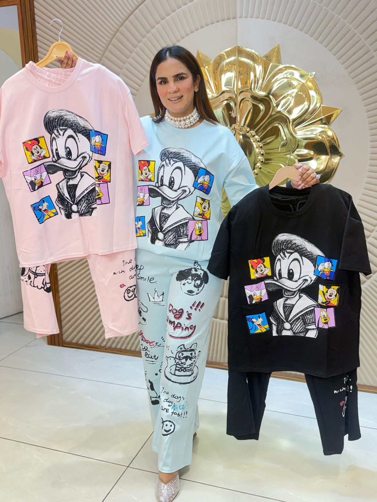 Cute Cartoon Print Co-Ord Set PC2837