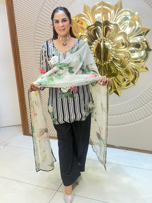 Beautiful Floral Print Daily Wear Suit PC2843