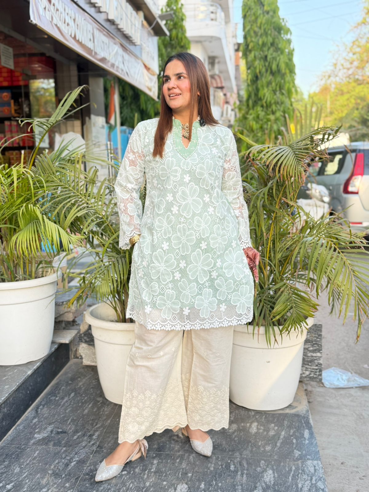 Stunning Lace Work Suit PC2852