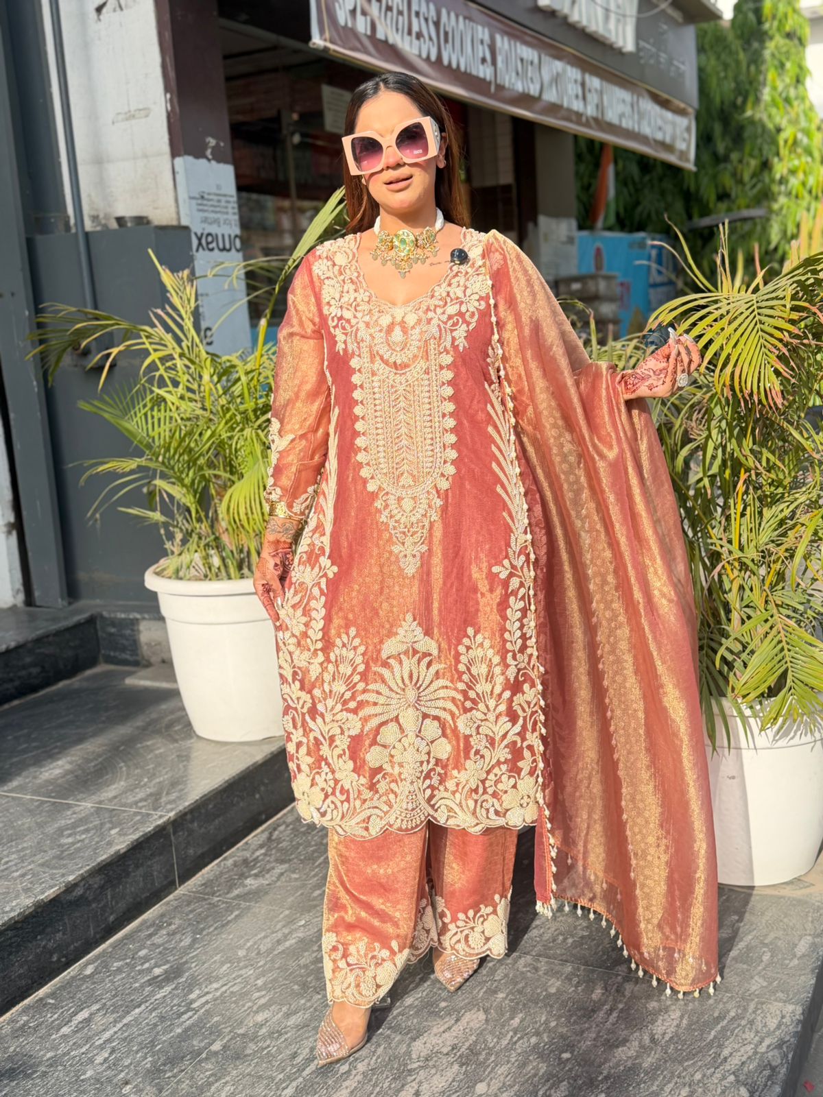 Stunning Party Wear Long Suit PC2854