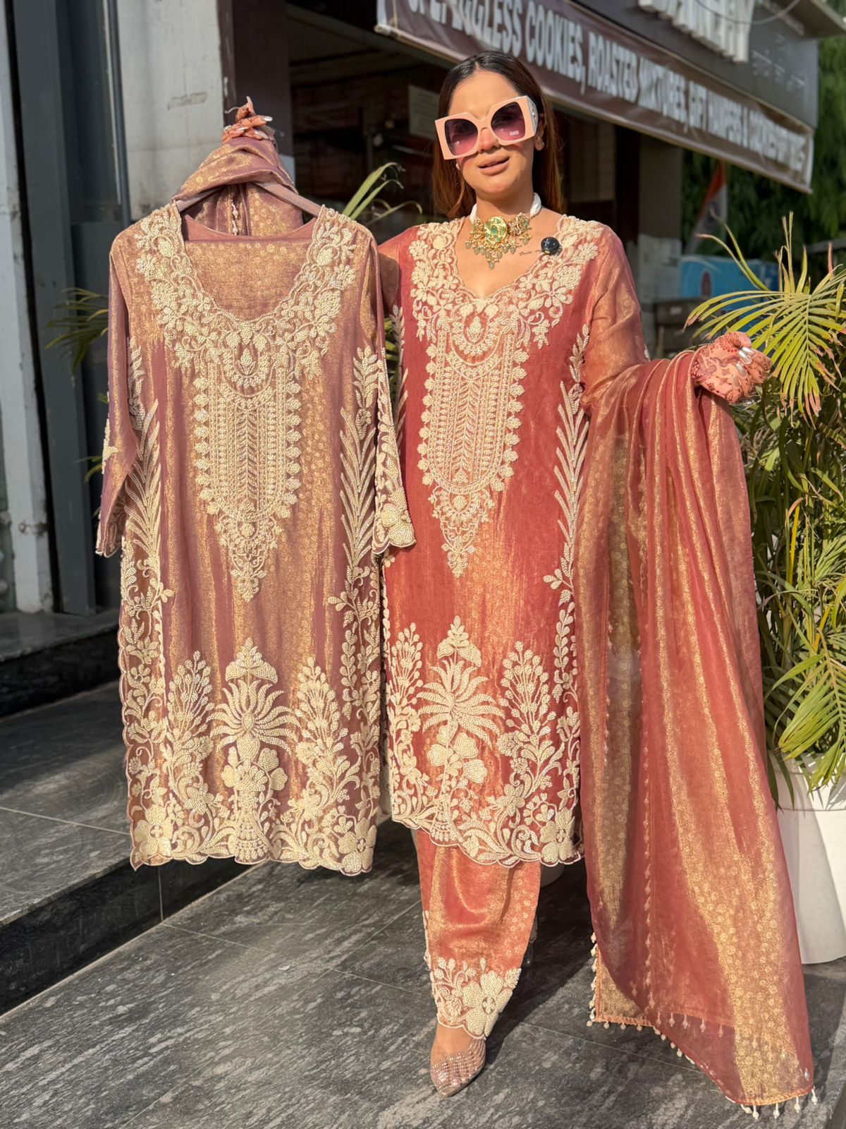 Stunning Party Wear Long Suit PC2854