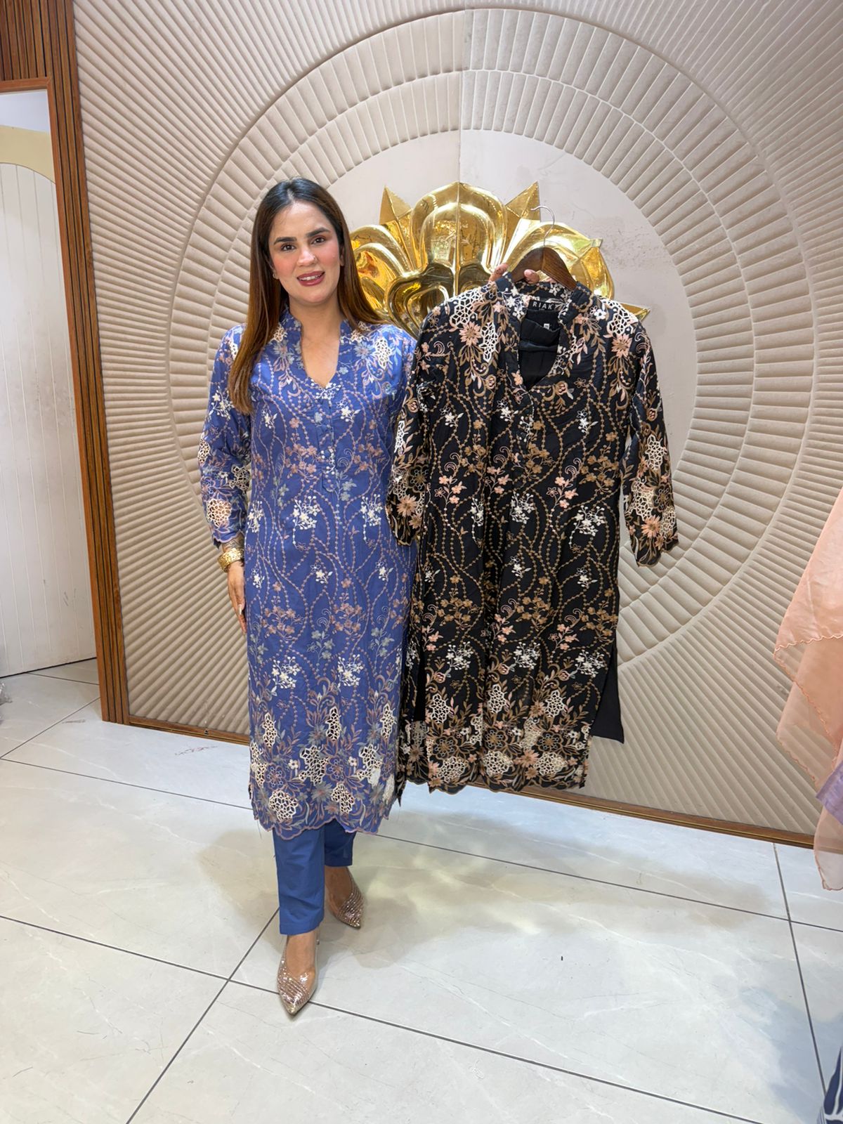 Beautiful Floral Print Suit PC2874