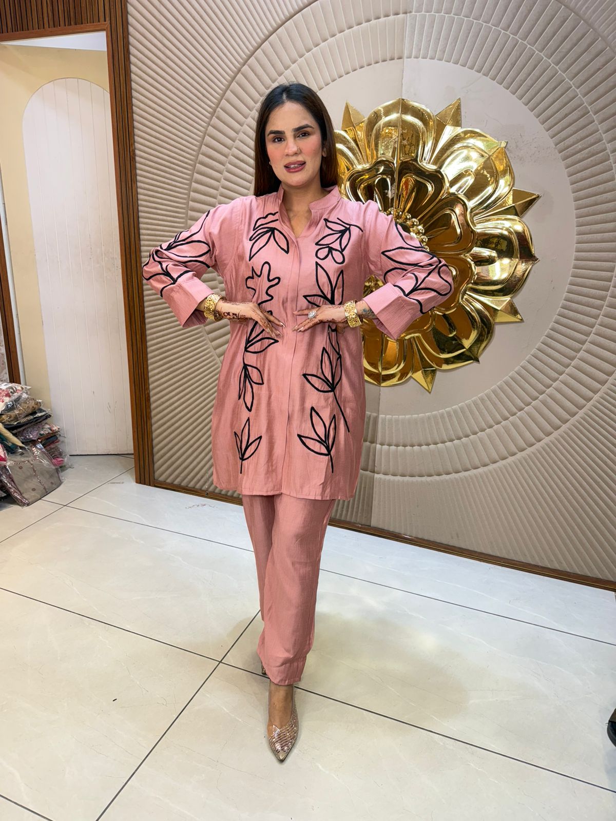 Beautiful Full Sleeves Daily Wear Co-Ord Set PC2878